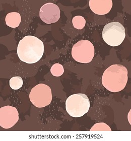 Seamless pattern. Watercolor dots. Perfect for curtains, wallpaper, web page, surface textures, children's clothes