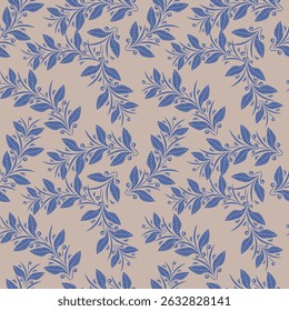 Seamless pattern with watercolor flowers magnolia, repeat floral texture, background hand drawing. Perfectly for wrapping paper, wallpaper, fabric and other printing.