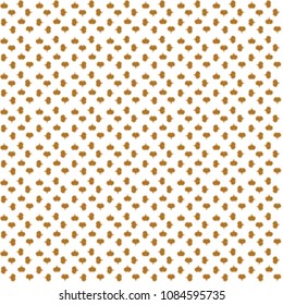 Seamless pattern watercolor hearts seamless background. Vector illustration. White, brown, yellow, beige and neutral watercolor heart pattern. Colorful watercolor romantic texture.
