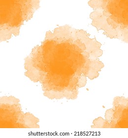 seamless pattern with watercolor spots