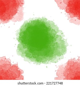 seamless pattern with watercolor spots