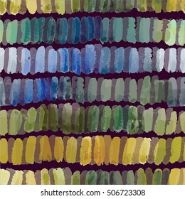 Seamless pattern with watercolor strokes. Bright texture for web design, printing on fabric or wallpaper.