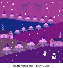 Seamless pattern with watercolor sweets candies. On white, violet and black colors. Candy vector doodle.