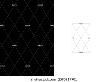 Seamless Pattern | Watermarks for checking designs