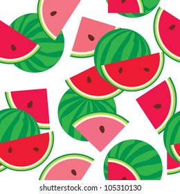 seamless pattern of watermelon
