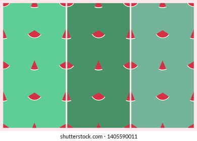 Seamless Pattern with watermelon concept