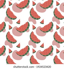 Motif harmonieux. Pâque sur fond simple. Illustration vectorielle à plat dans un style dessiné à la main.
Isolé sur fond blanc. Pour le web, l'emballage, la décoration gist. 