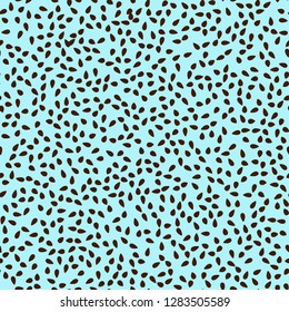 Seamless pattern of watermelon seeds. Watermelon Seamless Pattern, Vector illustration.