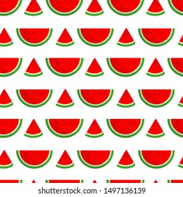 seamless pattern of watermelon slices for printing needs and book covers