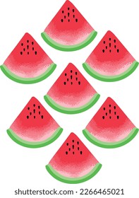 seamless pattern of watermelon. suitable to use for pattern on your design artwork