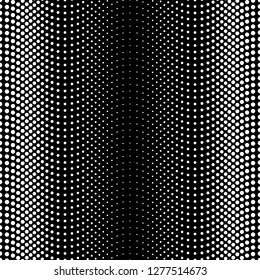 Seamless pattern of wave and dots. Geometric dotted background. Vector illustration. Good quality. Good design.
