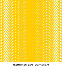 Seamless pattern of wave and dots. Geometric dotted background.