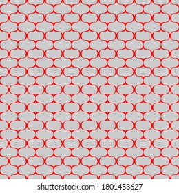 Seamless pattern of wave lines. Unusual lattice. Geometric background. Vector illustration. Good quality. Good design.