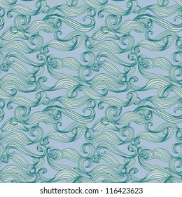 seamless pattern with waves