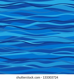 Seamless Pattern With Waves