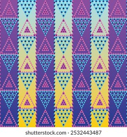 The seamless pattern with waves