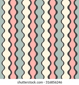 seamless pattern of waves