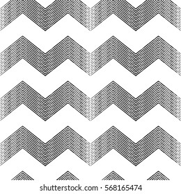 Seamless pattern with waves.