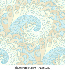 seamless pattern with waves
