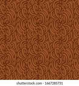 Seamless pattern with waves. Design for backdrops with sea, rivers or water texture. Repeating texture. Figure for textiles. Print for the cover of the book, postcards, t-shirts. Surface design.