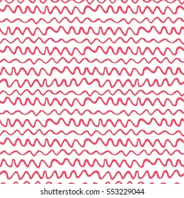 Seamless pattern with waves. Design for backdrops with sea, rivers or water texture. Background for poster or cover. Figure for textiles. 
