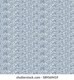 Seamless pattern with waves. Design for backdrops with sea, rivers or water texture.