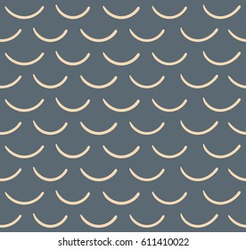 Seamless pattern with waves. Geometric ornament.