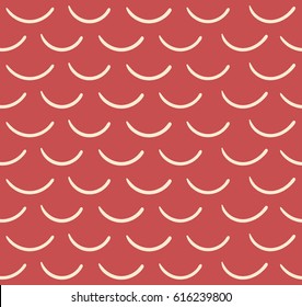 Seamless pattern with waves. Geometric ornament.