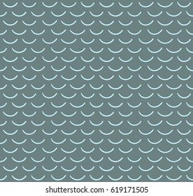 Seamless pattern with waves. Geometric ornament.