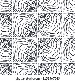 Seamless pattern with waves, noise in a tiled arrangement top view. Design for backdrops with sea, rivers or water texture.