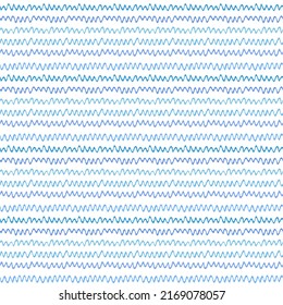 Patrón sin inconvenientes con las olas. El pincel de mano ondulada tiene trazos en blanco. Textura de grano azul. El agua del océano se desploma. Perfecto como papel envolvente, papel pintado. Ondas vectoriales configuradas para el diseño de verano