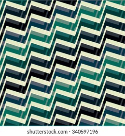 Seamless Pattern with waves / Seamless pattern with zigzags / Seamless pattern with geometric for design fabric,backgrounds, package, wrapping paper, covers, fashion
