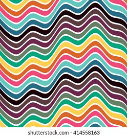 Seamless Pattern with waves / Seamless pattern with zigzags / Seamless pattern with geometric for design fabric,backgrounds, package, wrapping paper, cover, fashion