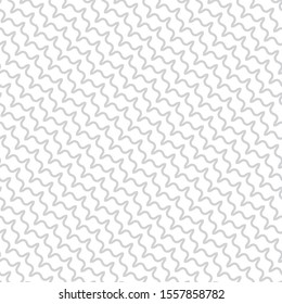 Seamless pattern with wave-shaped shapes. Oscillation of lines in space. Pattern for design textile and packaging.