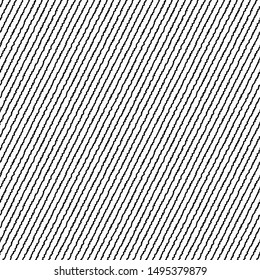 Seamless pattern with wavy black lines.