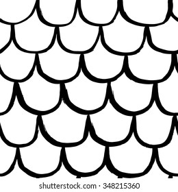 The seamless pattern with wavy seamless pattern. The creative hand drawn background for your design. Textile, blog decoration, banner, poster, wrapping paper.