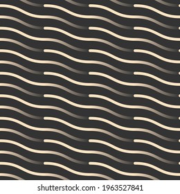 Seamless pattern with wavy gradient lines.