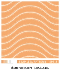 Seamless pattern with wavy grunge lines. Ikat style. Vector ornament design.  