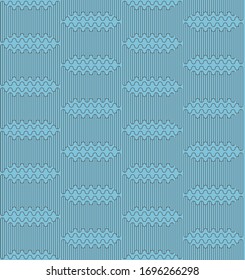 Seamless pattern. Wavy line. Striped clouds.