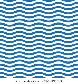Seamless pattern with wavy lines
