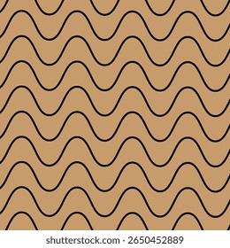 seamless pattern with wavy lines
