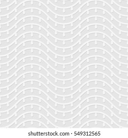 Seamless pattern of wavy lines. Abstract background. Vector illustration. 