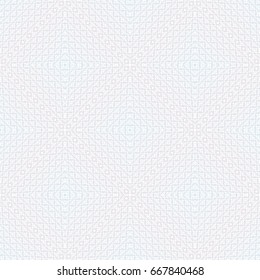 Seamless pattern of wavy lines for certificates and other forms