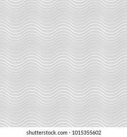 Seamless pattern of wavy lines. Geometric background. Vector illustration. Good design.