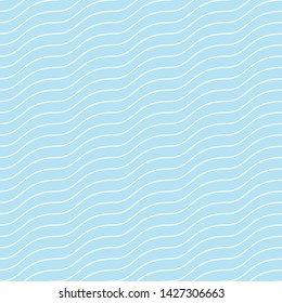 Seamless pattern of wavy lines. Geometric background. Vector illustration. Good quality. Good design.