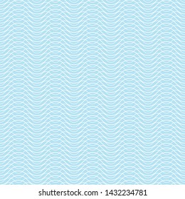 Seamless pattern of wavy lines. Geometric background. Vector illustration. Good quality. Good design.