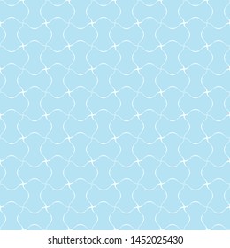 Seamless pattern of wavy lines. Geometric background.