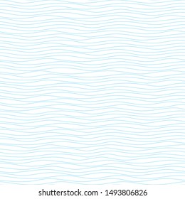 Seamless pattern of wavy lines. Geometric background. Vector illustration. Good quality. Good design.