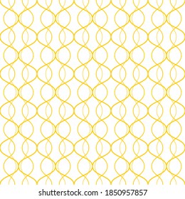 Seamless pattern of wavy lines. Geometric striped background.