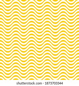 Seamless pattern of wavy lines. Geometric striped background.